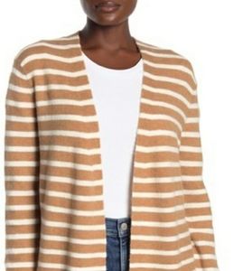 Madewell Striped Cardigan Size M